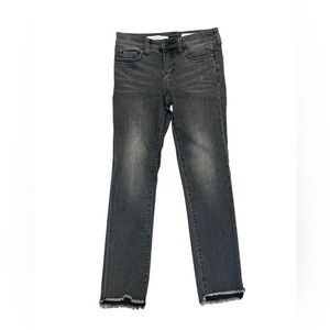 Pilcro Parallel Straight Leg Black Jeans